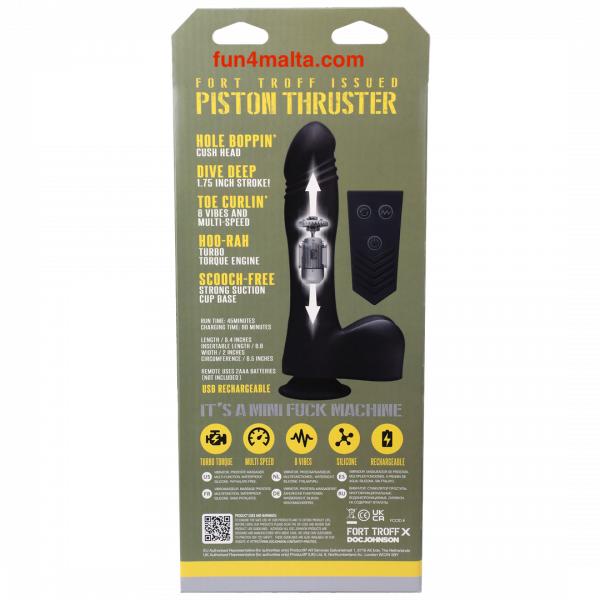 Piston Thruster - Mini Fuck Machine, black